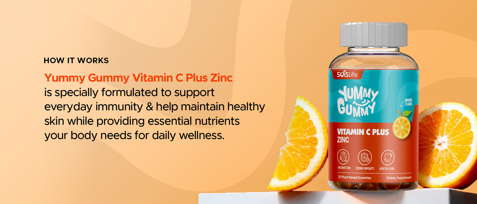 Yummy Gummy Vitamin C Plus Zinc